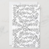 Black Bow Over Or Under Bridal Shower Game (Achterkant)