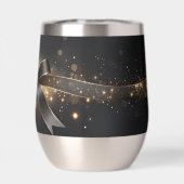 Black Bow & Ribbon Stainless Wine Tumbler (Arrière)