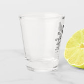 Black Bow She's Tying the Knot Bridal Shower Shot Glas (Links)