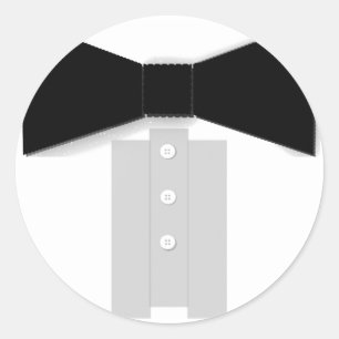 Black Bow Stropdas Stickers
