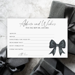 Black Bow Vrijgezellenfeest Advies en wensen Briefpapier