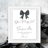 Black Bow Vrijgezellenfeest sangria bar Poster