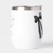 Black Bow Ze bindt de knoop Bachelorette (Links)