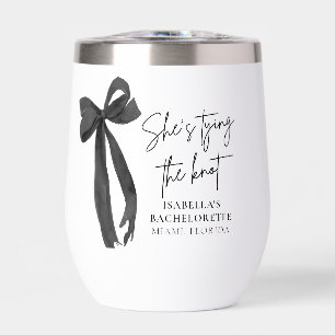 Black Bow Ze bindt de knoop Bachelorette
