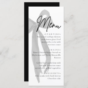 Black Bow Ze is de knoop Vrijgezellenfeest Menu