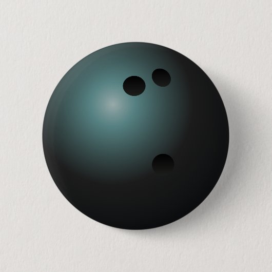 Black Bowling Ball Button (Voorkant)