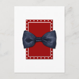 Black Bowtie Briefkaart