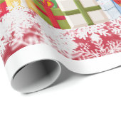 Black Boy Joy Kerstmis Cadeaupapier (Rol Hoek)