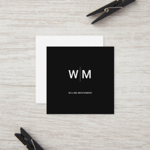 Black Branded Logo onderneming Aanbevelingskaartje