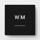 Black Branded Logo | onderneming Fotoplaat (Voorkant)