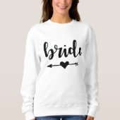 Black Bribe Tribe Bachelorette Sweatshirt (Devant)