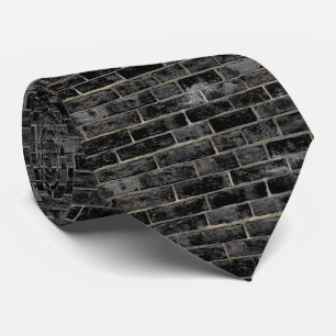 Black Brick Wall patroon Stropdas