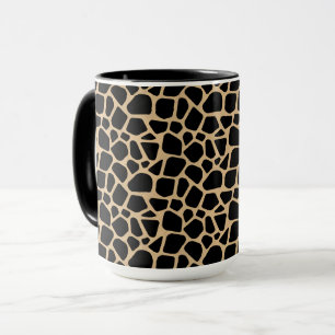 Black Brown Giraffe Print Mok