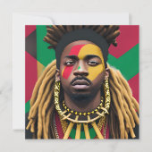 Black Bruh African Man Juneteenth King (Voorkant)