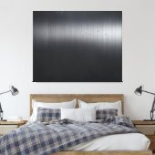 Black Brushed Metal Acrylic Canvas Afdruk (Insitu (Slaapkamer))