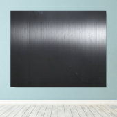 Black Brushed Metal Acrylic Canvas Afdruk (Insitu (Houten vloer))