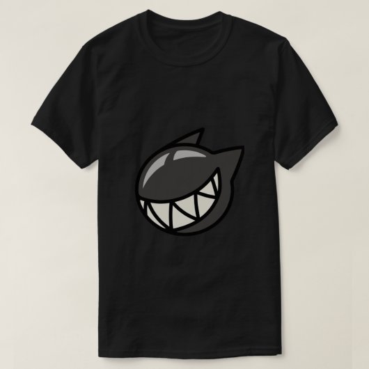 Black Bubble Gum Cat T-Shirt (Design devant)