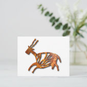 Black Buck - roest Briefkaart (Staand voorkant)