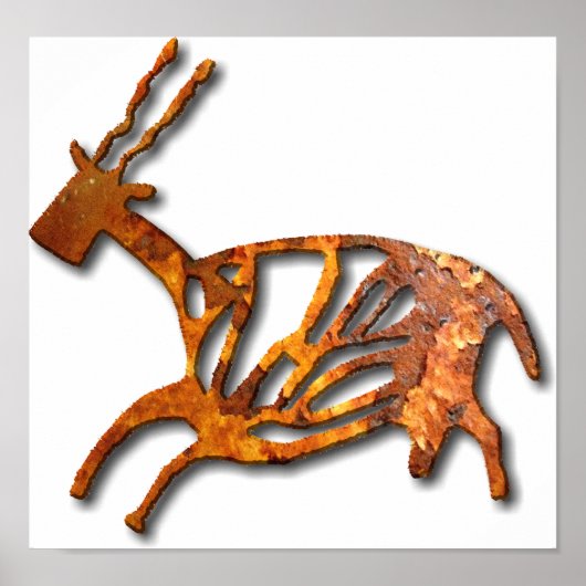 Black Buck - roest Poster (Voorkant)