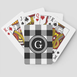 Black Buffalo Check Pset 1IR Speelkaarten