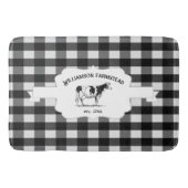 Black Buffalo Pset Boerderij Koe Bath Mat (Voorkant)
