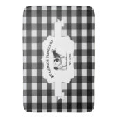 Black Buffalo Pset Boerderij Koe Bath Mat (Voorkant Verticaal)