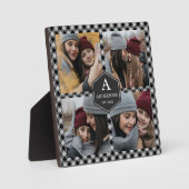 Black Buffalo Pset Lumberjack Photo Collage Fotoplaat (Voorkant)