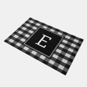Black Buffalo Pset Monogram Doormat Deurmat (Schuin)