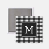 Black Buffalo Pset Monogram Magnet Magneet (Voorkant / Achterkant)