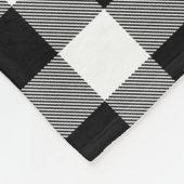 Black Buffalo Pset Pattern Fleece Blanket (Hoek)