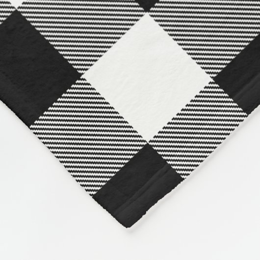 Black Buffalo Pset Pattern Fleece Blanket (Hoek)