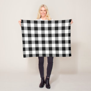 Black Buffalo Pset Pattern Fleece Blanket Deken