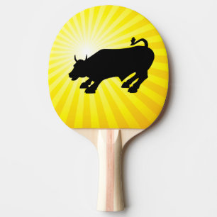 Black Bull van Wall Street opladen Tafeltennisbatje
