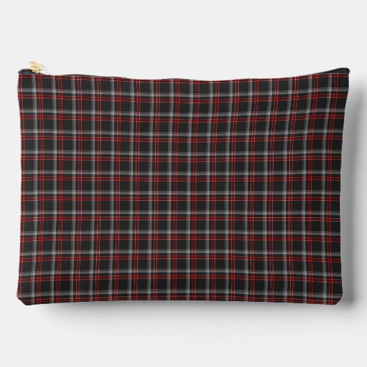 Black Burgundy Plaid Classic Pattern Etui (Voorkant)