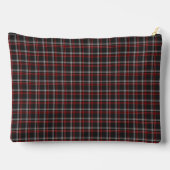 Black Burgundy Plaid Classic Pattern Etui (Achterkant)