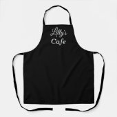 Black Business Apron Schort (Voorkant)