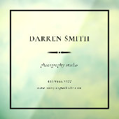 Black Business Kantoor Name Lijst Venster Decal (Vel 3)