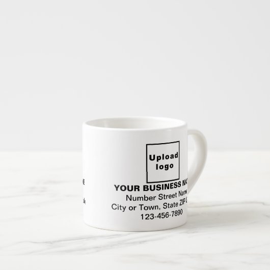 Black Business Marque Textes sur Espresso Mug (Devant droit)