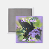 Black Butterfly-aanpassen Magneet (Voorkant / Achterkant)