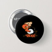 Black Buzzard Cartoon Tattoo Ronde Button 5,7 Cm (Voorkant /achterkant)