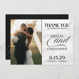 Black California Passport Bedankkaart