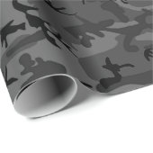 Black Camo Cadeaupapier (Rol Hoek)