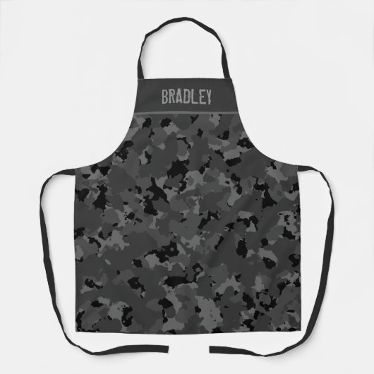 Black Camo Custom Schort (Voorkant)