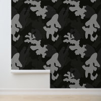 Black Camouflage Pattern