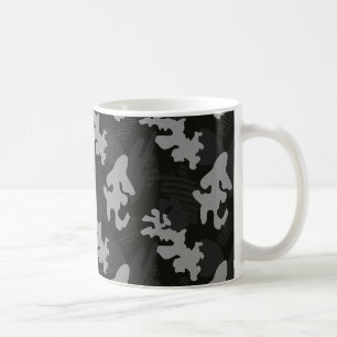 Black Camouflage Pattern Koffiemok