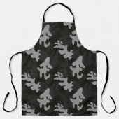 Black Camouflage Pattern Schort (Voorkant)