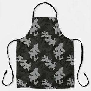 Black Camouflage Pattern Schort