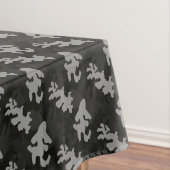 Black Camouflage Pattern Tafelkleed (Voorbeeld)