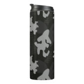 Black Camouflage Pattern Thermosbeker (Geroteerd rechts)
