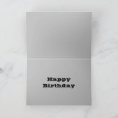 Black Candles Halloween Birthday Kaart (Binnen)